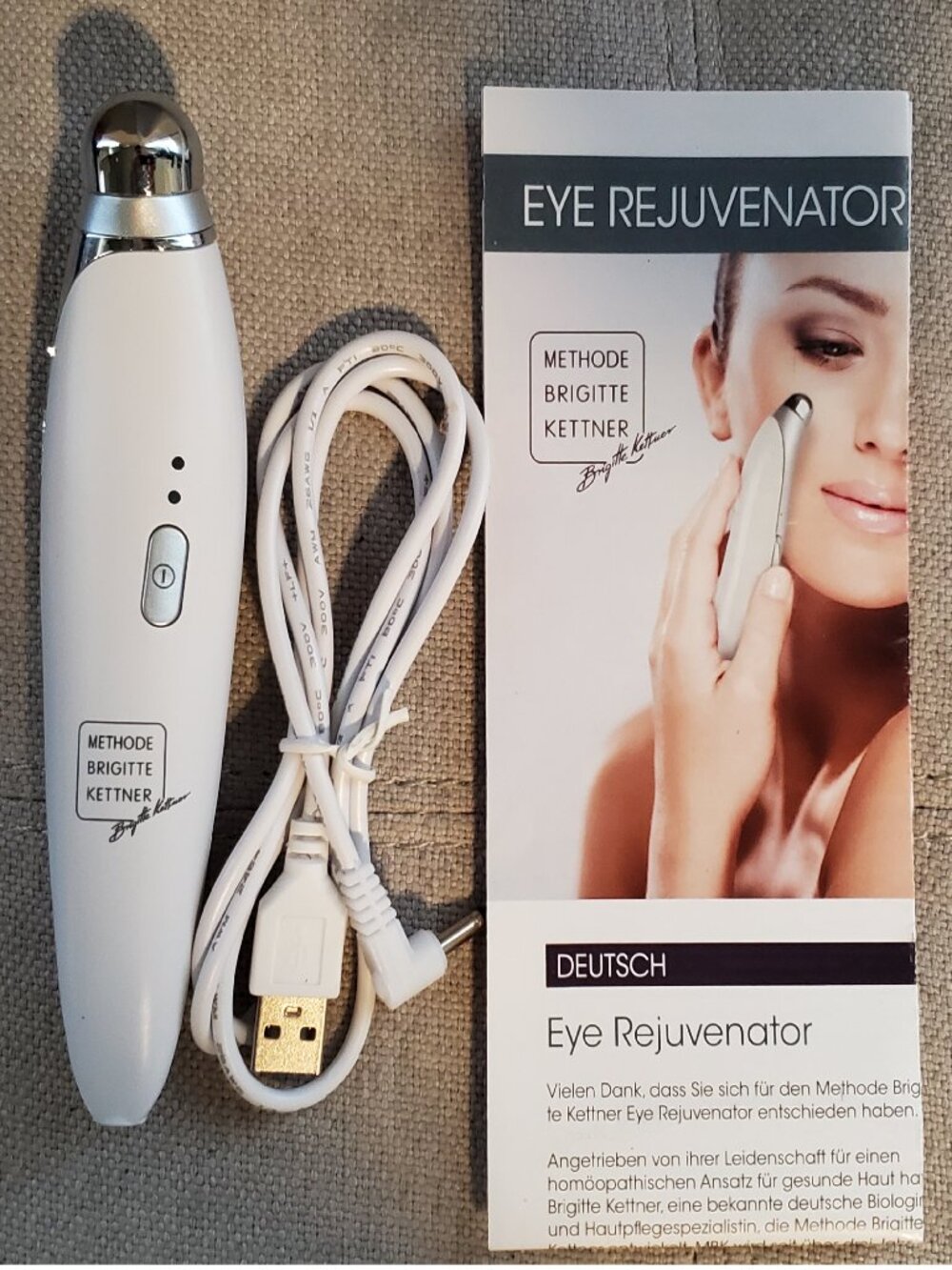NEW Methode Brigitte Kettner Eye Rejuvenator Microcurrent Device